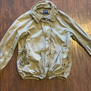 American Eagle zip up/button jacket